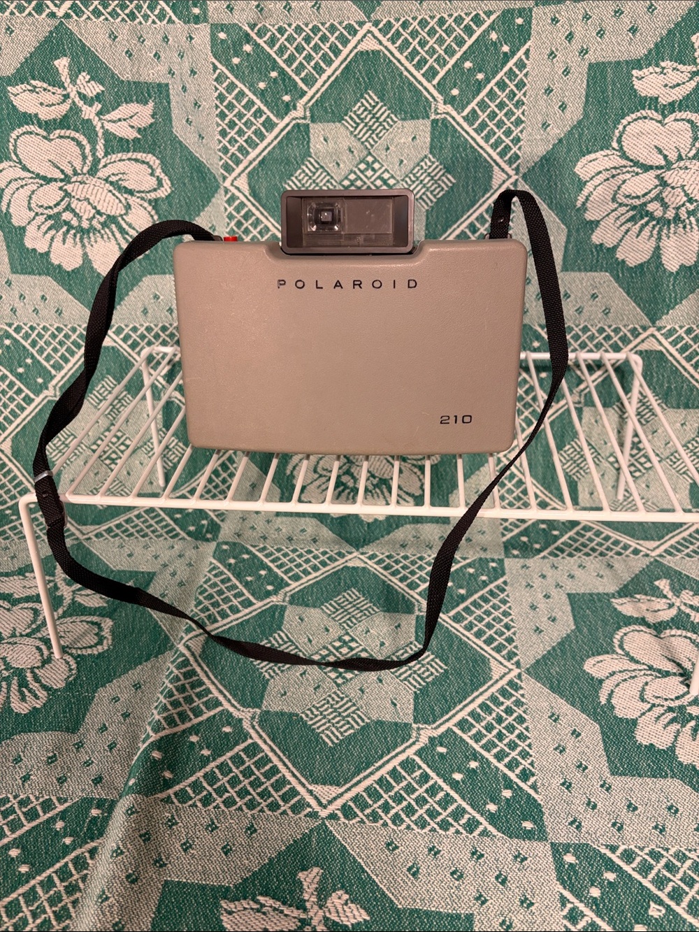 Polaroid Automatic 210 Land Camera with Black Strap